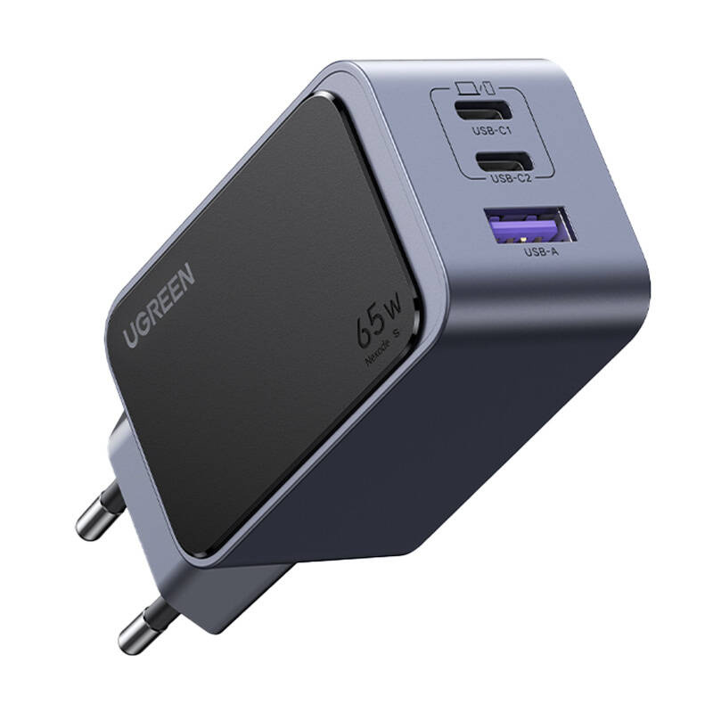 UGREEN Nexode Air wall charger 65W USB-A, 2xUSB-C grey