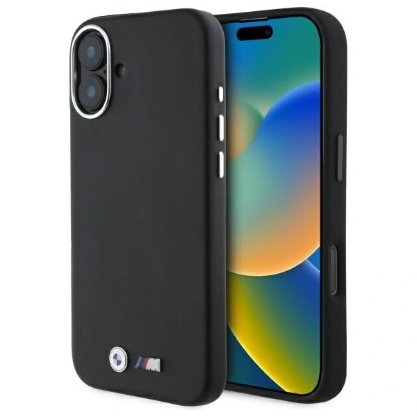 BMW BMHMP16M23PMWK Apple iPhone 16 Plus hardcase M Smooth Full Wrapped Metal MagSafe black