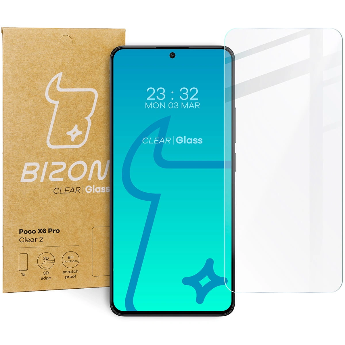 Bizon Glass Clear 2 Xiaomi Poco X6 Pro