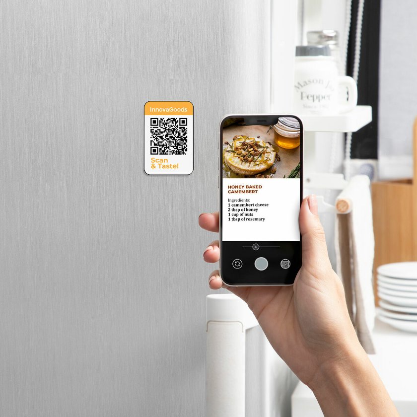 Oil-free Fryer with Grill, Accessories and Recipe Book InnovaGoods Air Fryer Fryinn 12-in-1 6000 Black Steel 6 L 3400 W