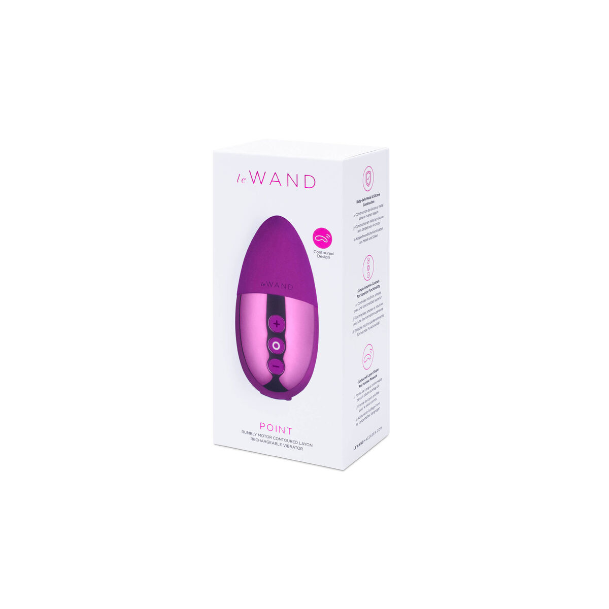 Vibrator Le Wand Point Cherry Purple Vibrator Le Wand Point Cherry Purple