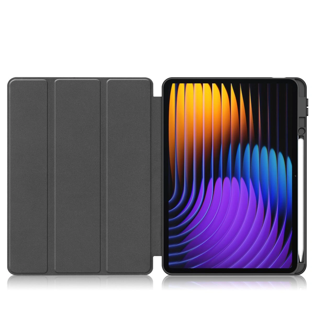 Etui z klapką Bizon Case Tab Lizard do Xiaomi Pad 7 / 7 Pro czarne