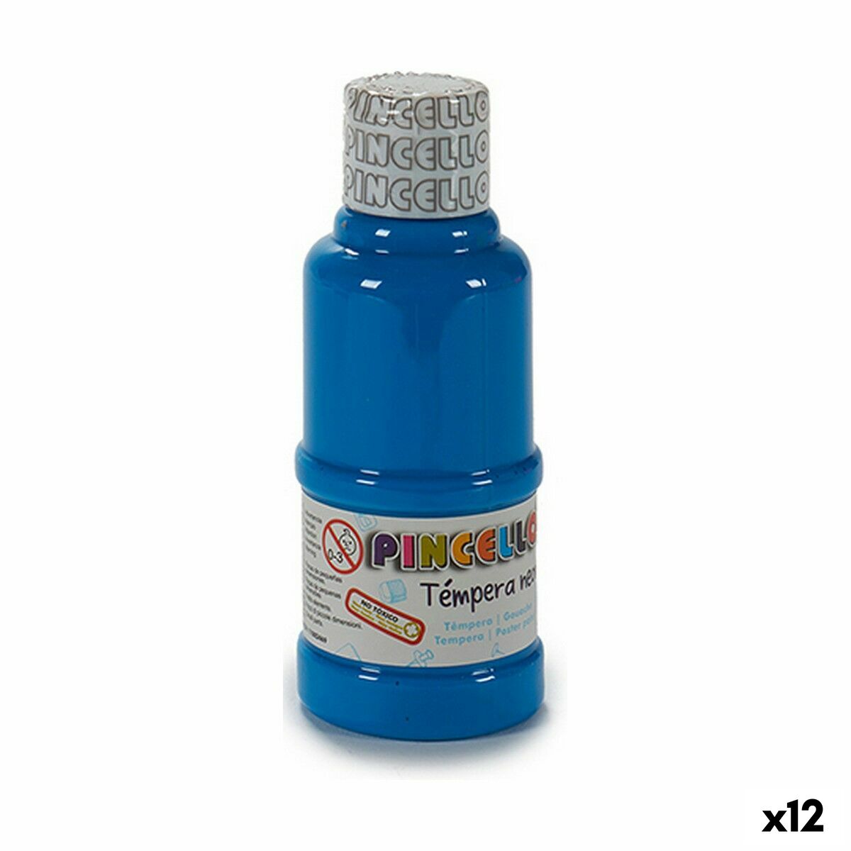 Tempera Neon Blue 120 ml (12 Units)