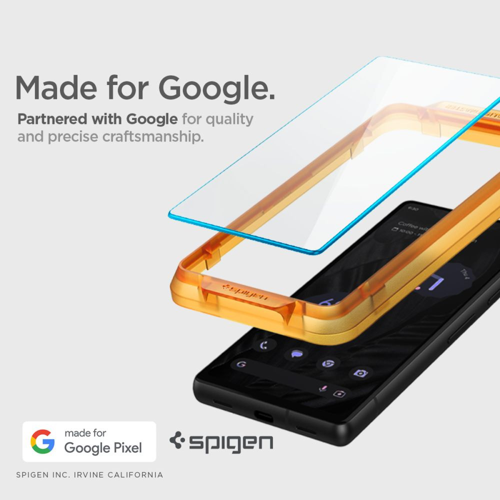 Spigen GLAS.tR AlignMaster Google Pixel 7a Clear [2 PACK]
