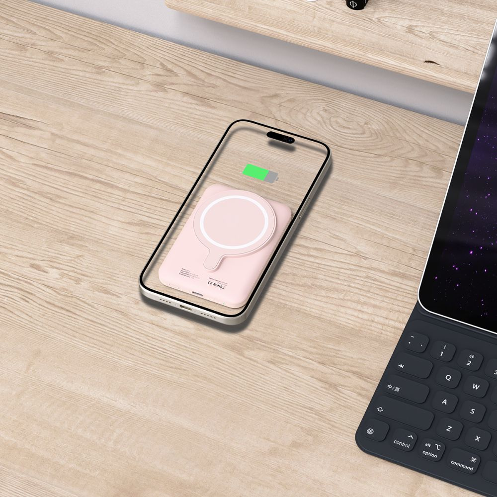 Tech-Protect PB10 LifeMag MagSafe powerbank 5000mAh Pink