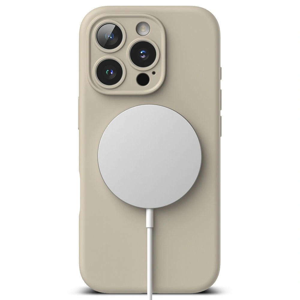Case Ringke Silicone Magnetic MagSafe Apple iPhone 16 Pro Stone