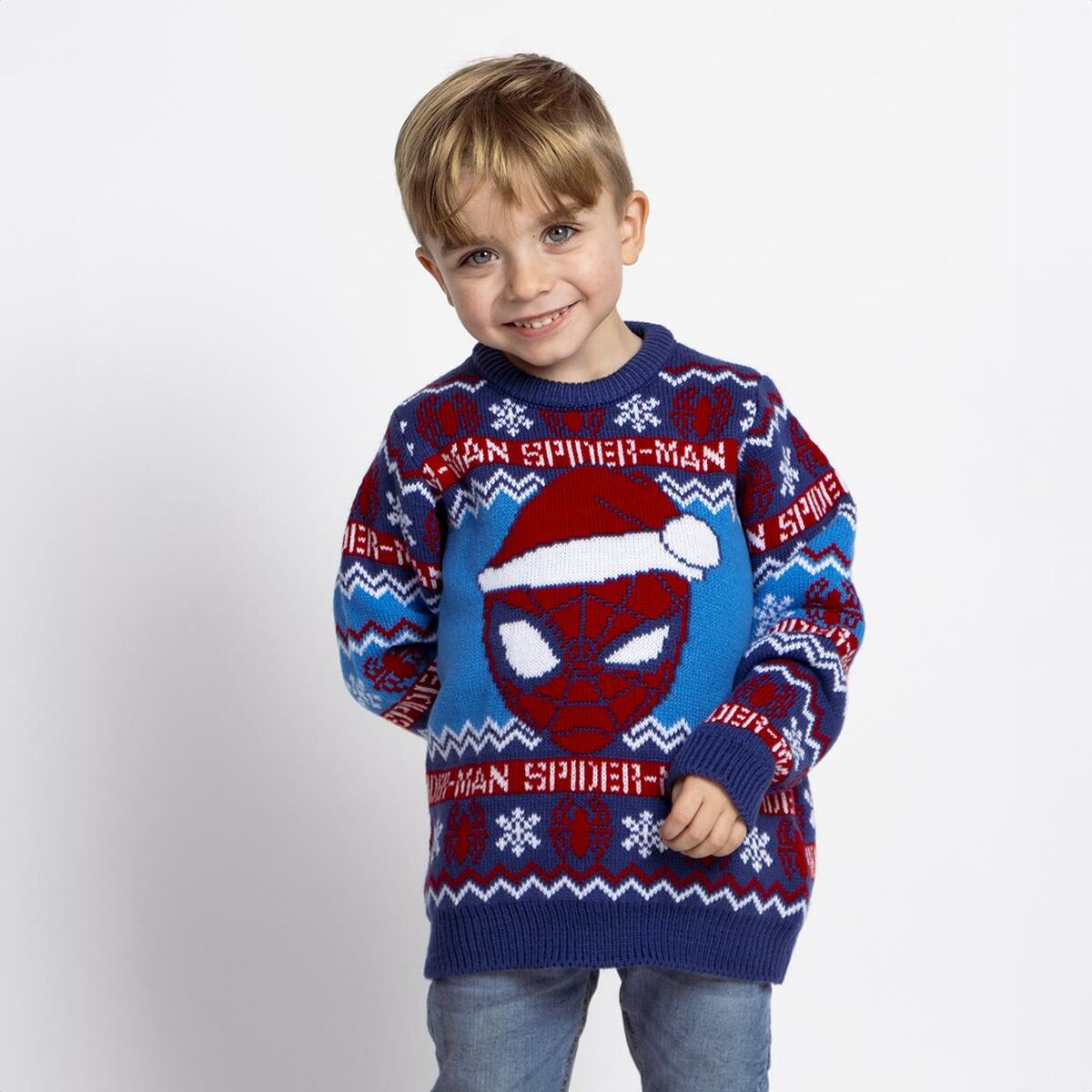 Unisex Jumper Spider-Man Blue