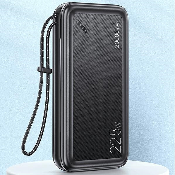 USAMS Powerbank PB60 20000mAh 22.5W 2xQC3.0+PD Fast Charge black 20KCD16801 (US-CD168)