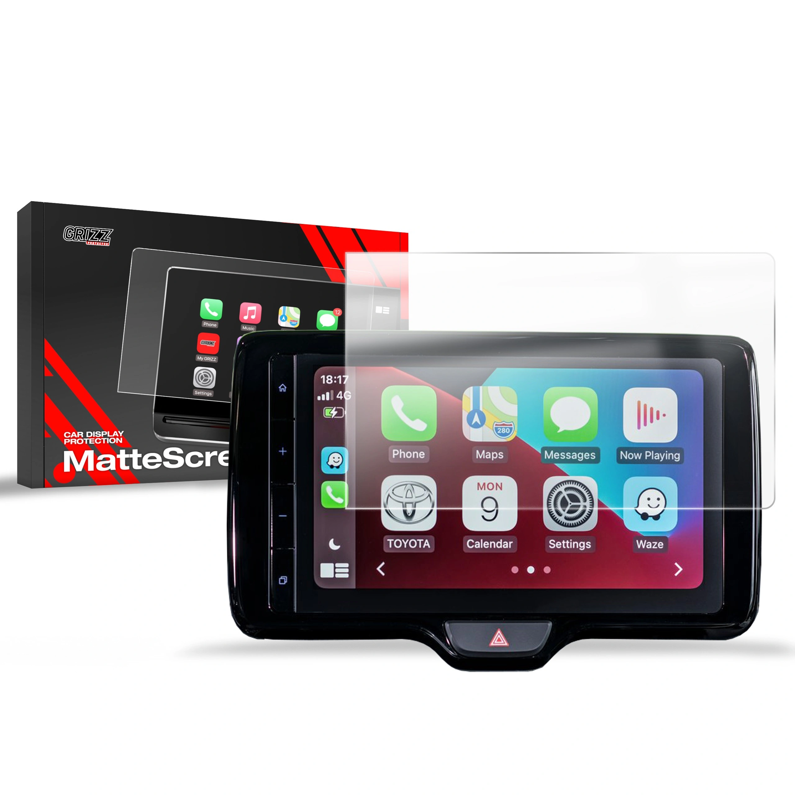 Matte GrizzGlass CarDisplay Protection Mazda 2 Hybrid (2024-2025)