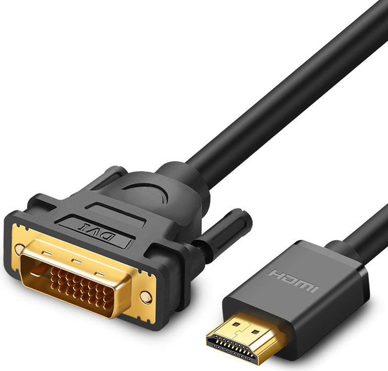 UGREEN HD106 cable cable adapter DVI adapter 24 + 1 pin (male) - HDMI (male) FHD 60 Hz 1.5 m black