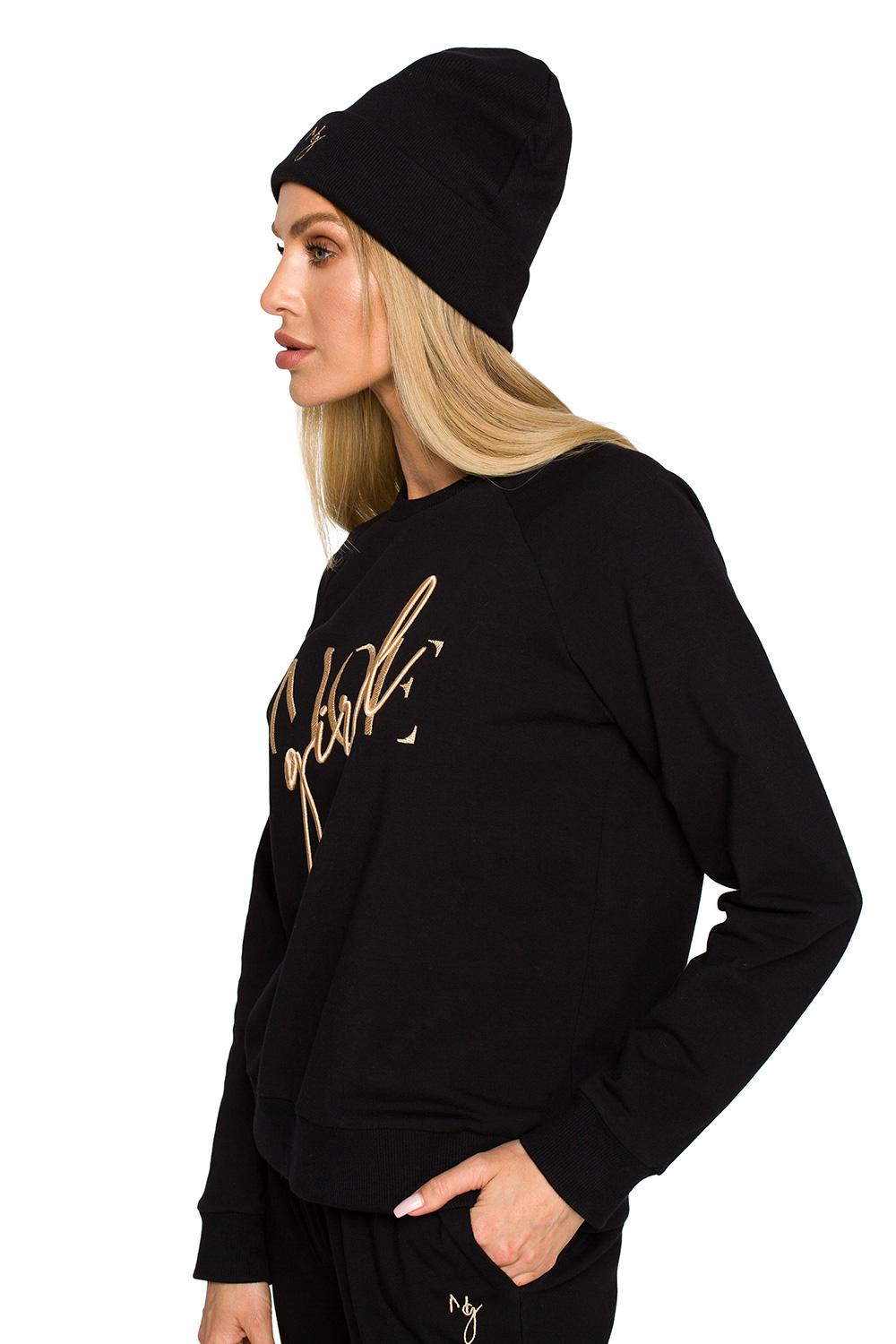 Mütze model 172358 Moe schwarz Damen