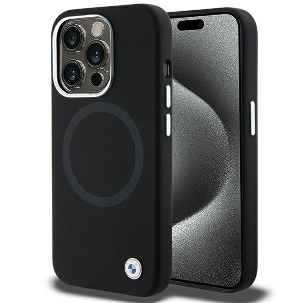 BMW BMHMP15LSILBK2 Apple iPhone 15 Pro Signature Liquid Silicone MagSafe black