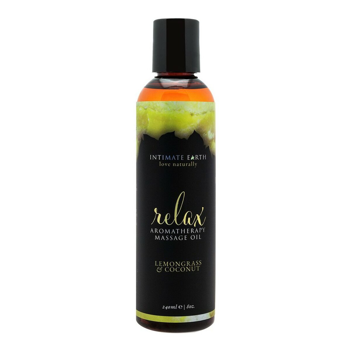 Massage Oil Relax 240 ml Intimate Earth Citric Sweet
