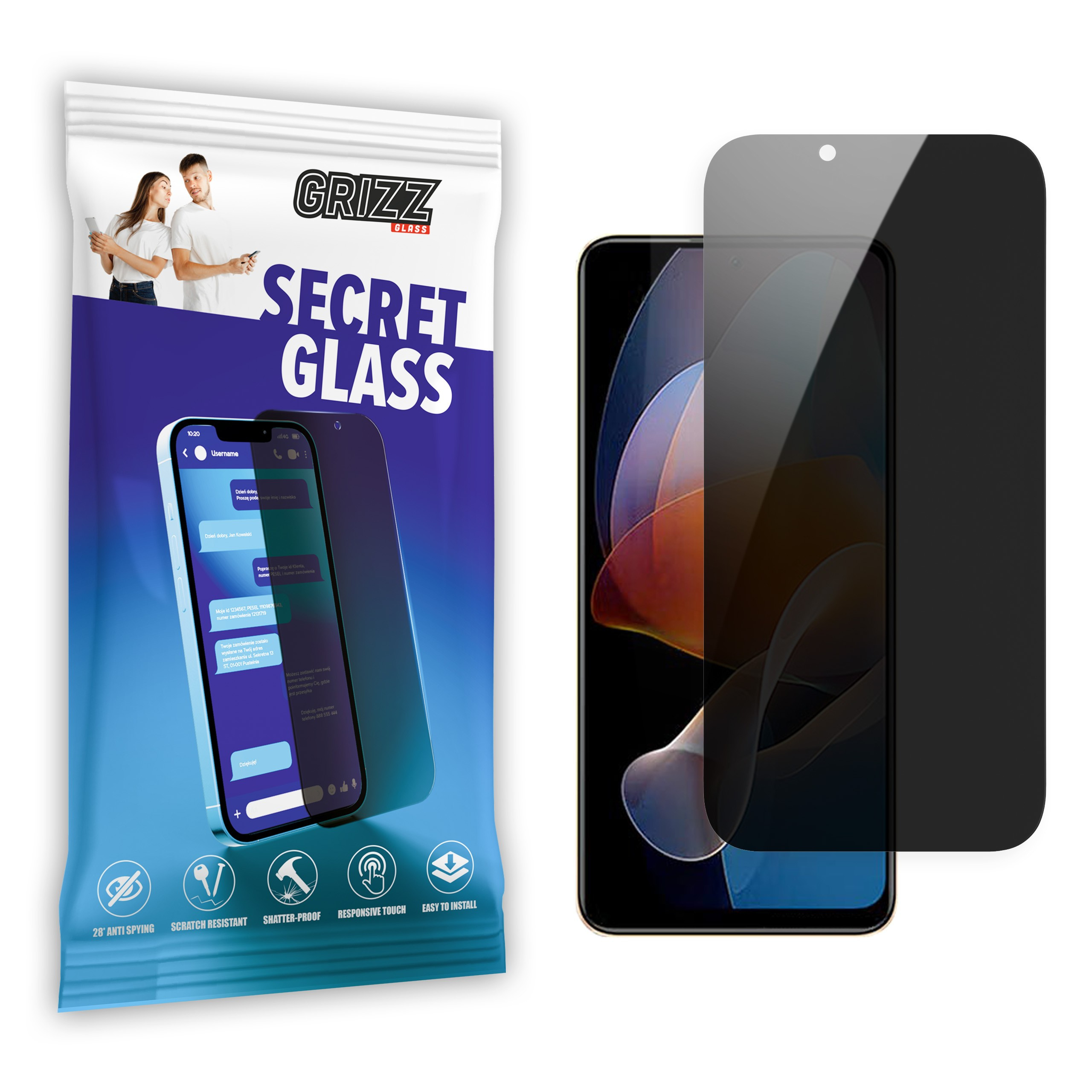 GrizzGlass SecretGlass Xiaomi Redmi Note 12R Pro