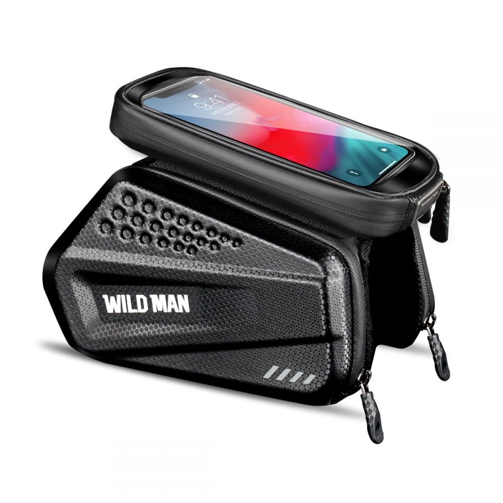 WildMan Hardpouch Bike Mount XXL Black