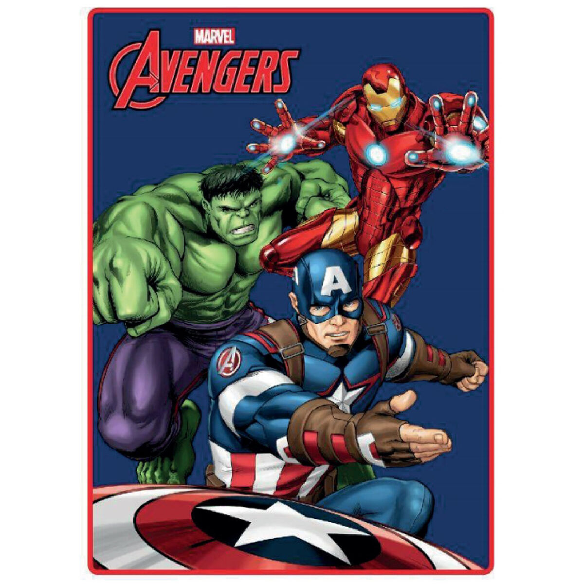 Blanket The Avengers Super heroes 100 x 140 cm Multicolour Polyester