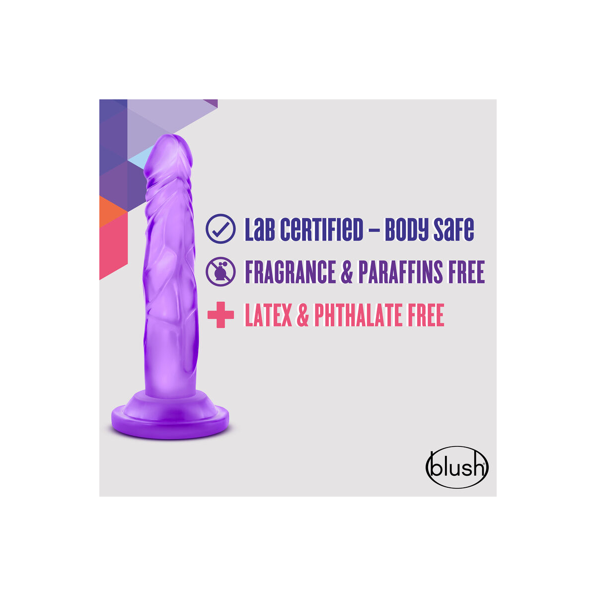 Vibrator Blush Naturally Yours Purple Vibrator Blush Naturally Yours Purple