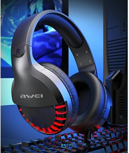 AWEI Gaming Headphones ES-770i with microphone black