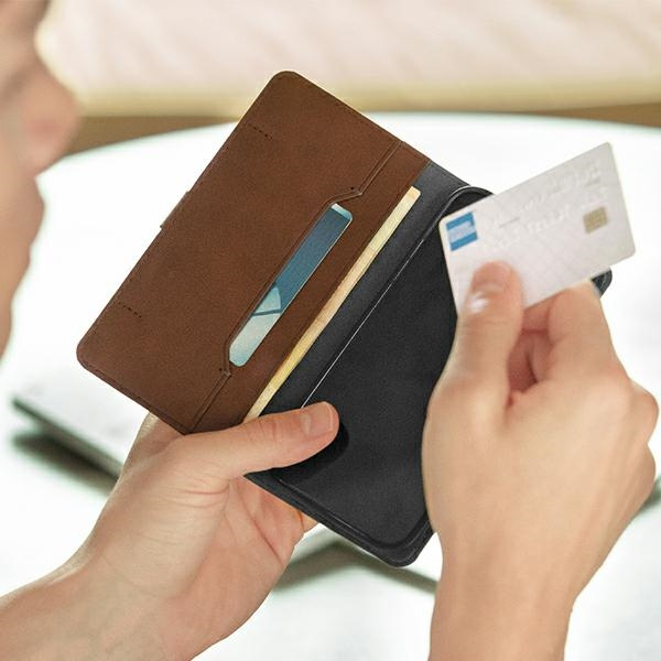 UNIQ book Journa Apple iPhone 12/12 Pro dark grey