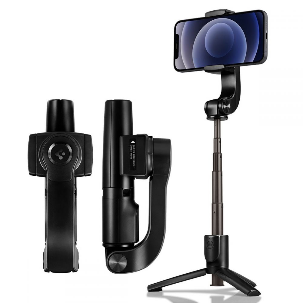 Spigen S610W Gimbal Wireless Selfie Stick Black