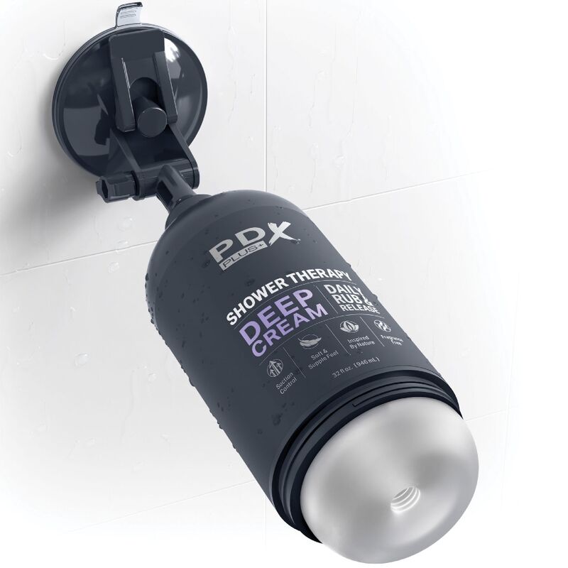PDX PLUS - STROKER DISCREET DESIGN SHAMPOO BOTTLE DEEP CREAM