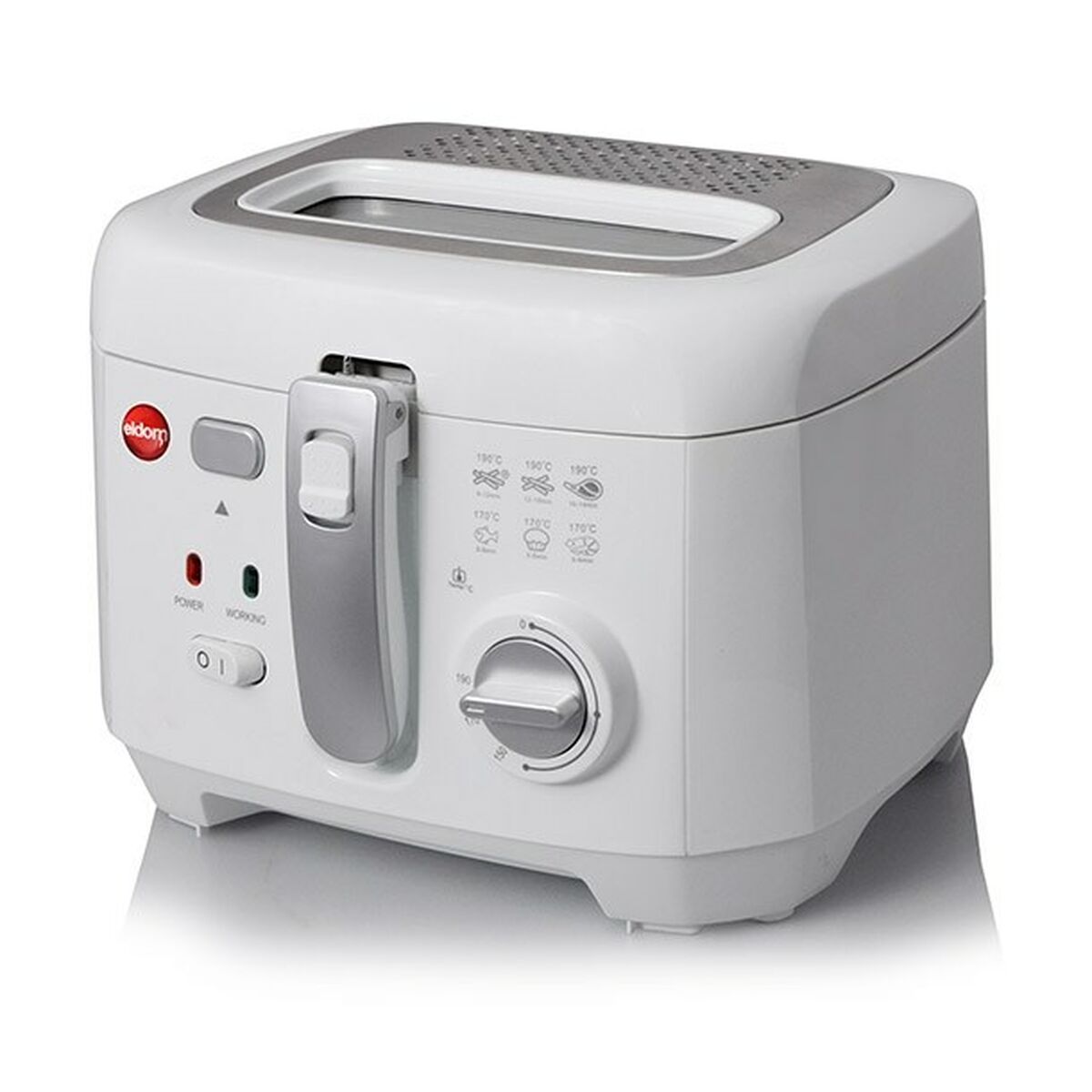 No-Oil Fryer Eldom FREET White Grey 1800 W 1 L 2,5 L No-Oil Fryer Eldom FREET White Grey 1800 W 1 L 2,5 L