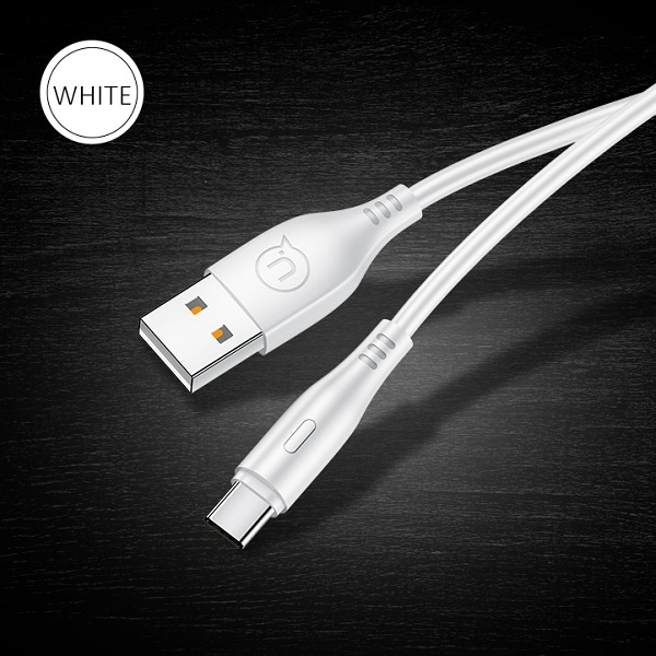 USAMS Cable U18 USB-C 2A Fast Charge 1m white SJ267USB02 (US-SJ267)