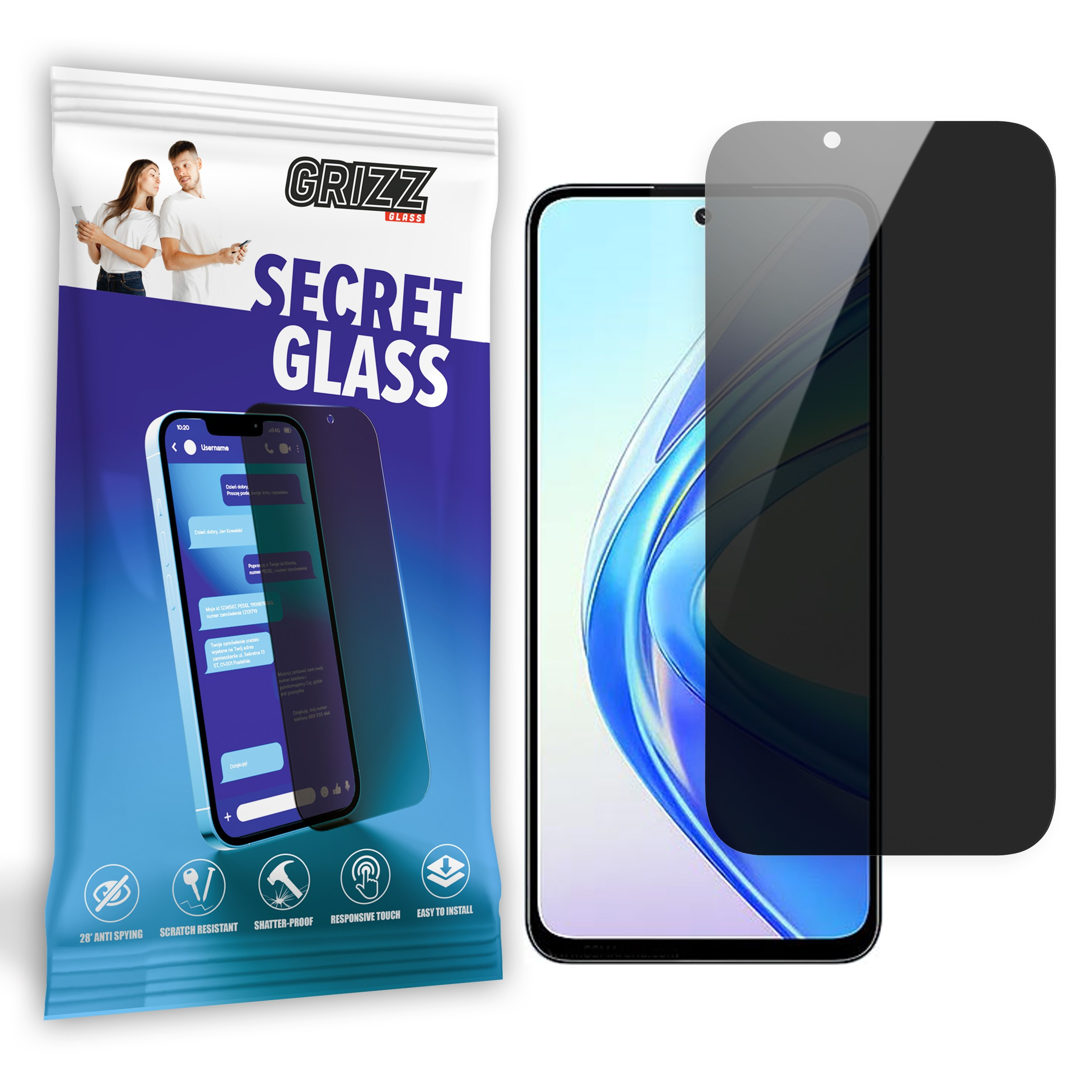 GrizzGlass SecretGlass Honor X7b