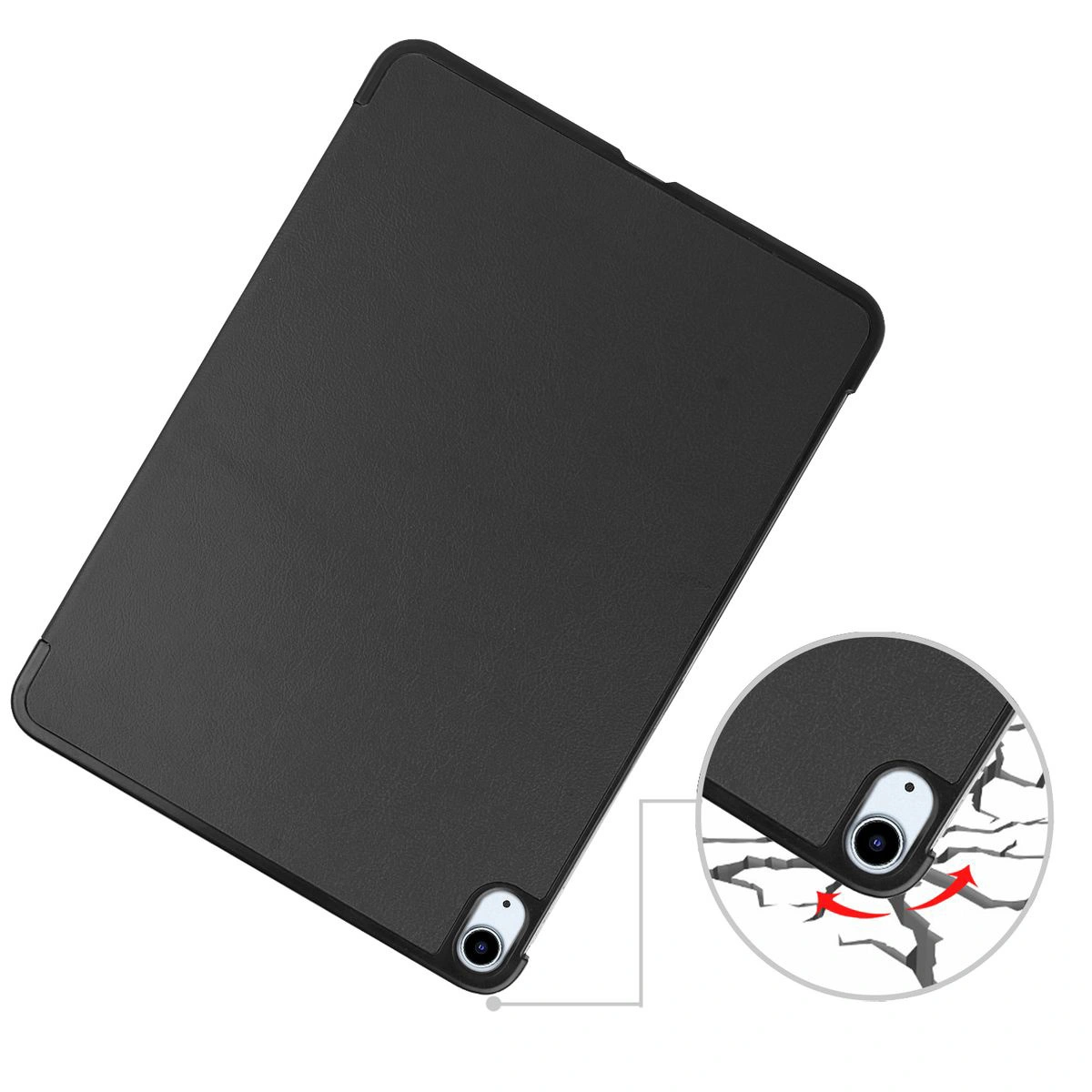 Bizon Case Tab Croc Apple iPad Air 13" M2 2024 black