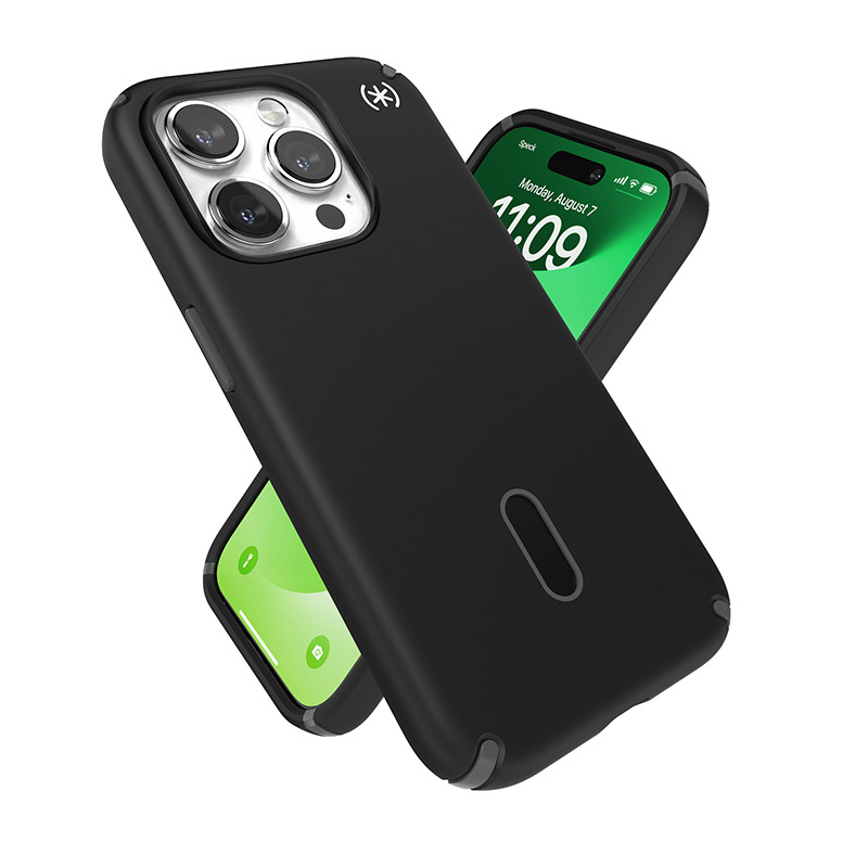 Speck Presidio2 Pro ClickLock & MagSafe Apple iPhone 15 Pro (Black/Slate Grey/White)