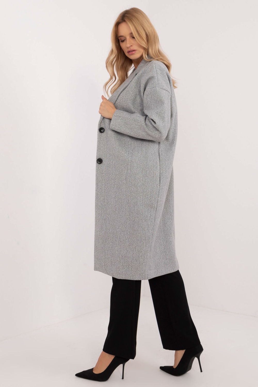  Coat model 202301 Och Bella  grey