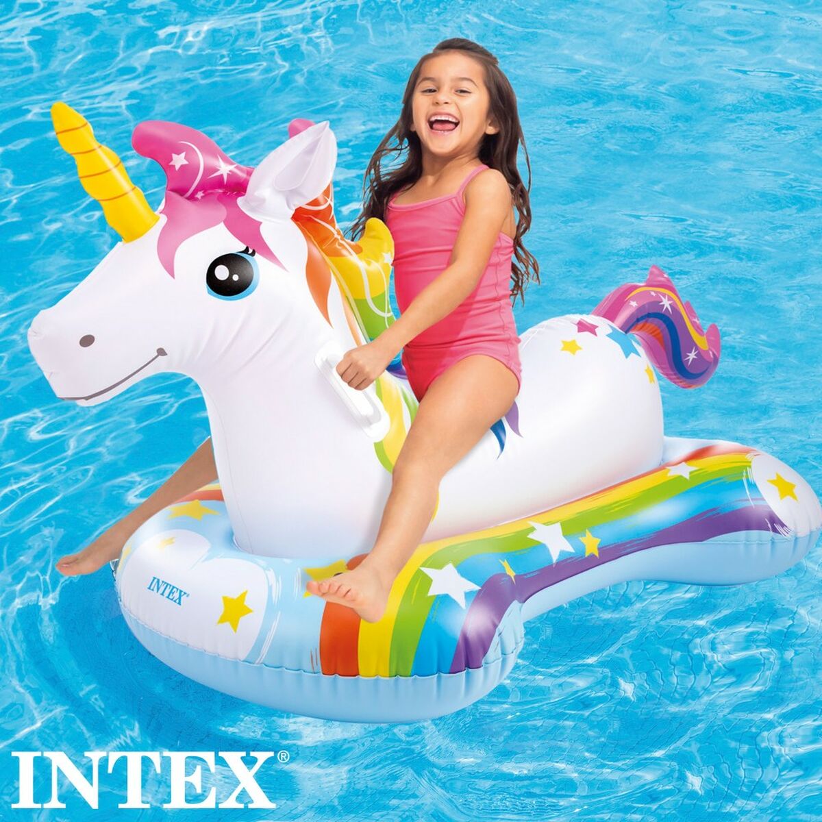 Aufblasbare Figur für Pool Intex Ride On         Einhorn 163 x 82 x 86 cm  