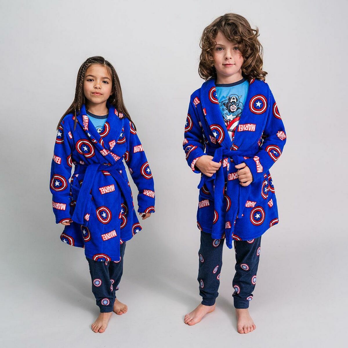 Children's Dressing Gown Marvel Blue
