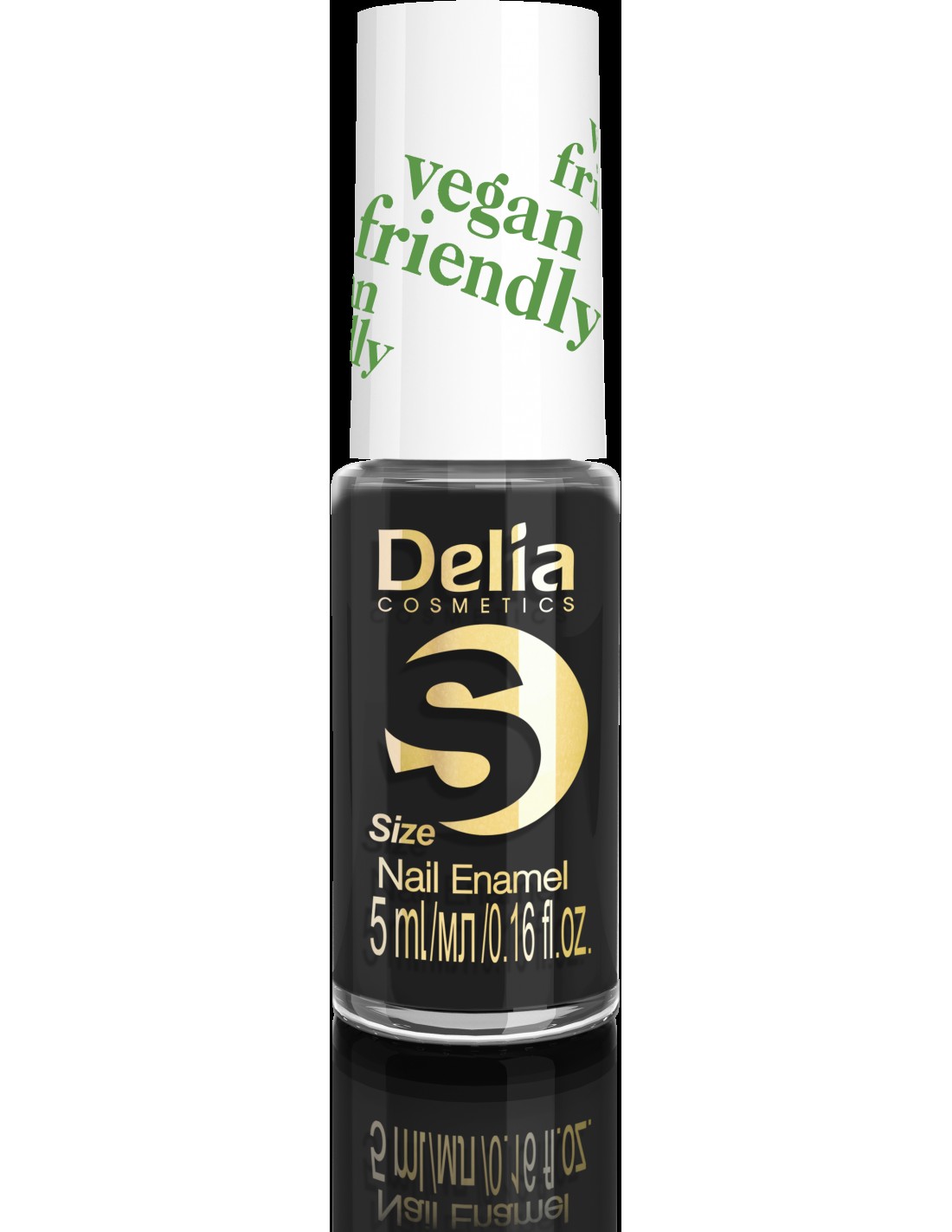 Delia Cosmetics Vegan Friendly Emalia do paznokci Size S nr 231 Black Orchid  5ml