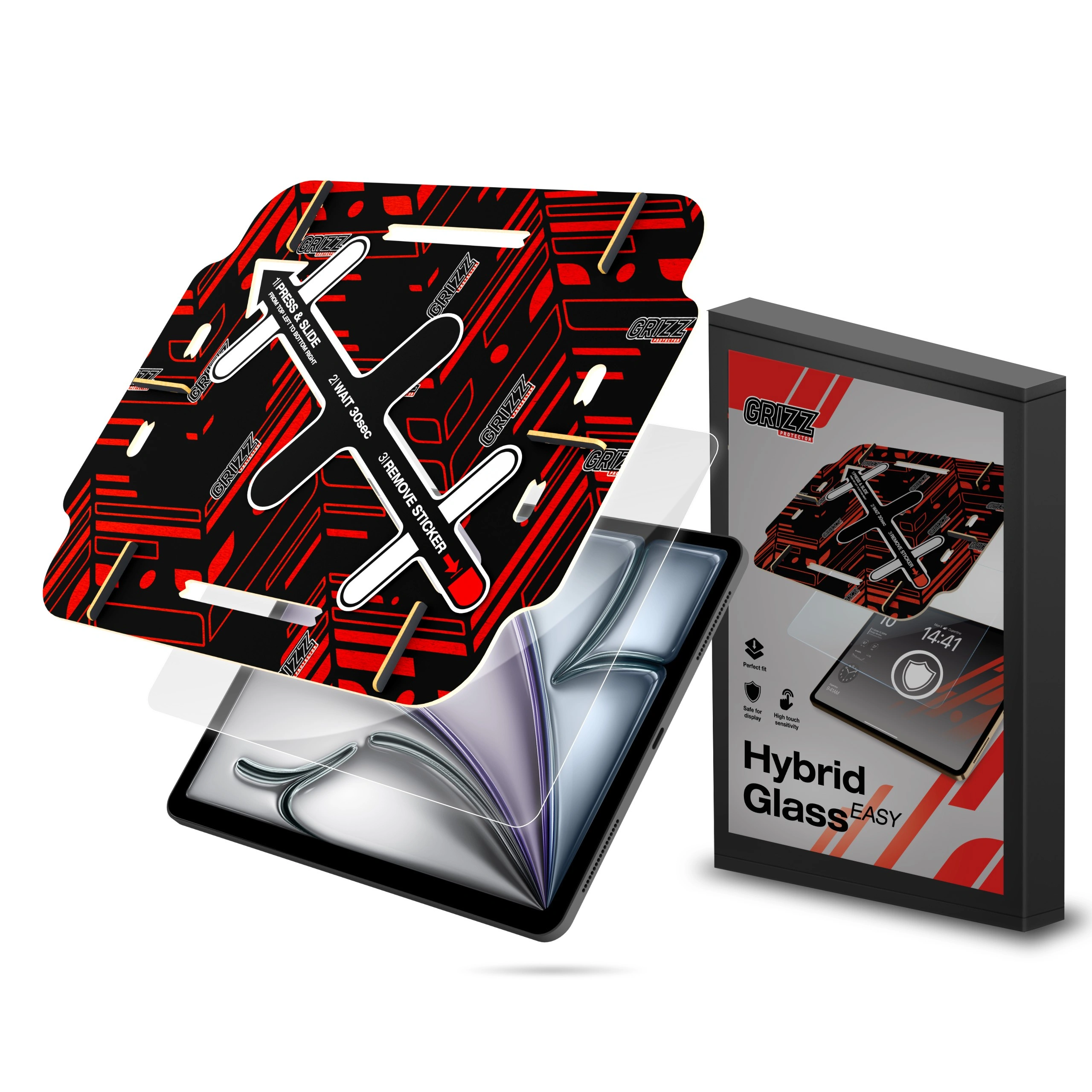 Hybrid glass GrizzGlass HybridGlass Easy for Apple iPad 10th 10.9"
