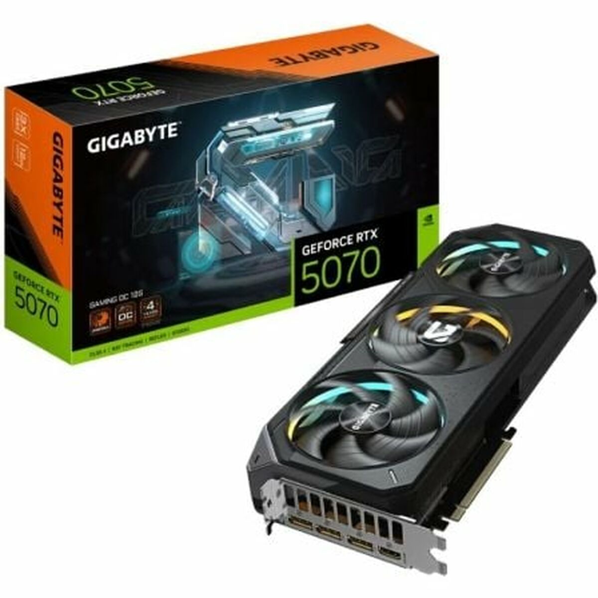 Graphics card Gigabyte 9VN5070GO-00-G10 nvidia geforce rtx 5070 12 GB GDDR6 Graphics card Gigabyte 9VN5070GO-00-G10 nvidia geforce rtx 5070 12 GB GDDR6