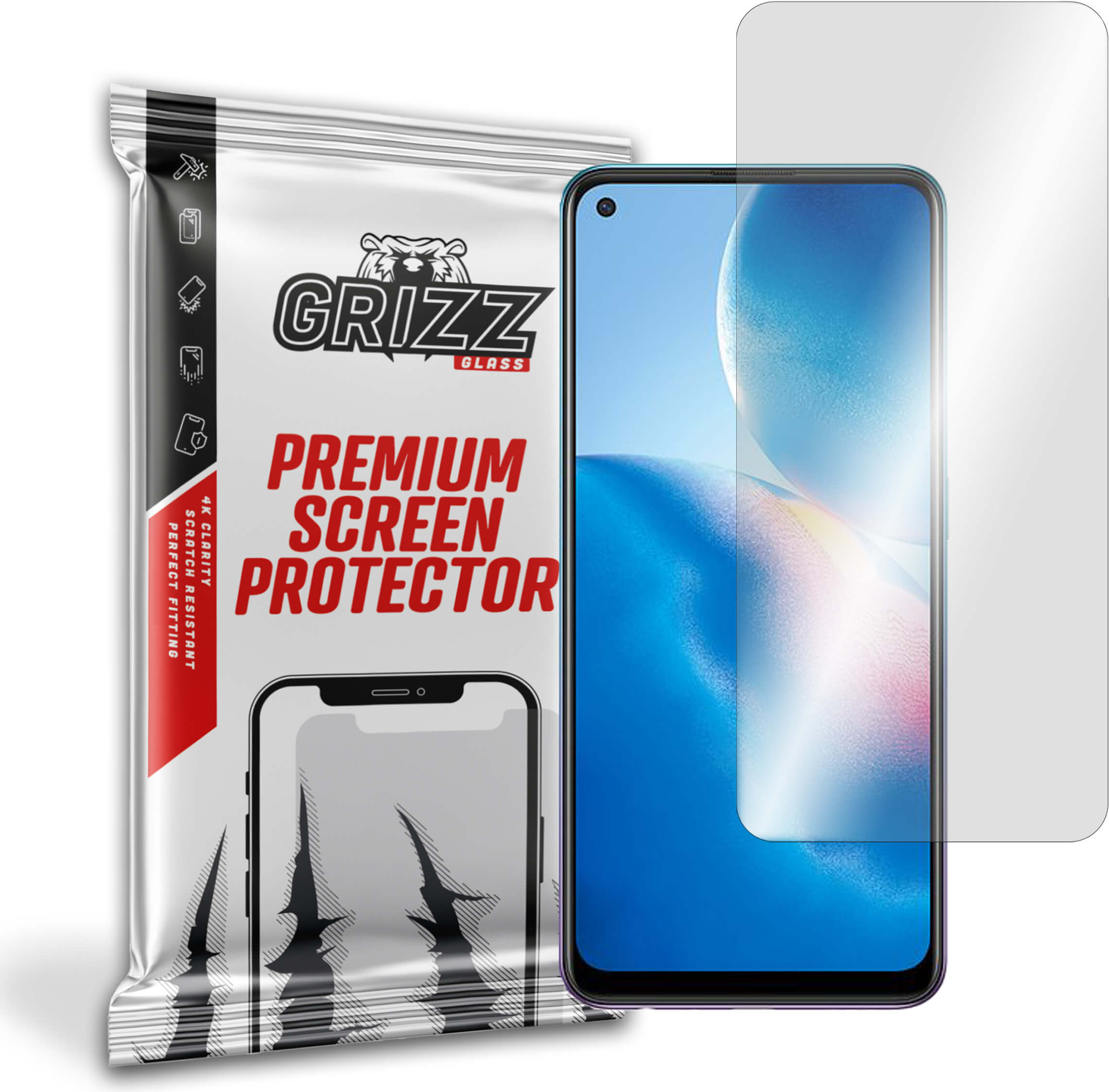 GrizzGlass HybridGlass Oppo Reno 5Z 5G