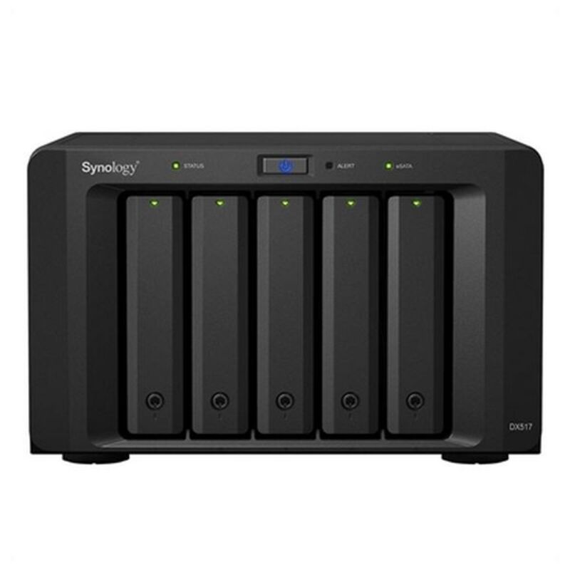 Zasilanie do sieciowej pamięci masowej NAS Synology DX517 2,5"-3,5" SATA 60 TB Czarny