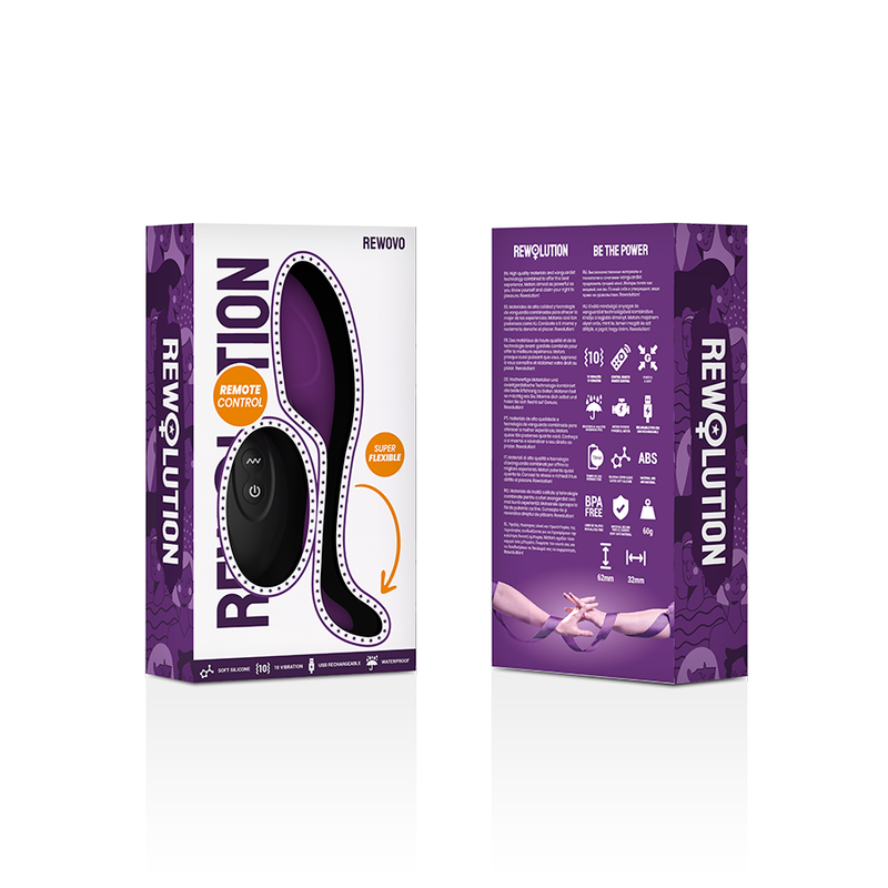 REWOLUTION REWOVO VIBRATORY EGG REMOTE CONTROL