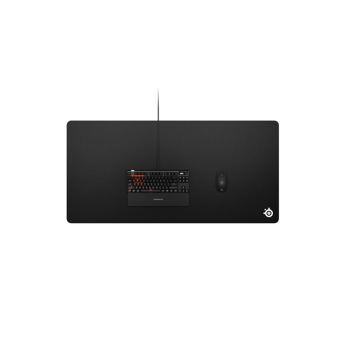 Mouse mat SteelSeries QcK 3XL 59 x 122 cm Black Gaming