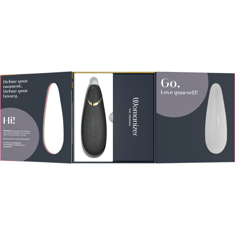 WOMANIZER - PREMIUM 2 CLITORAL STIMULATOR BLACK