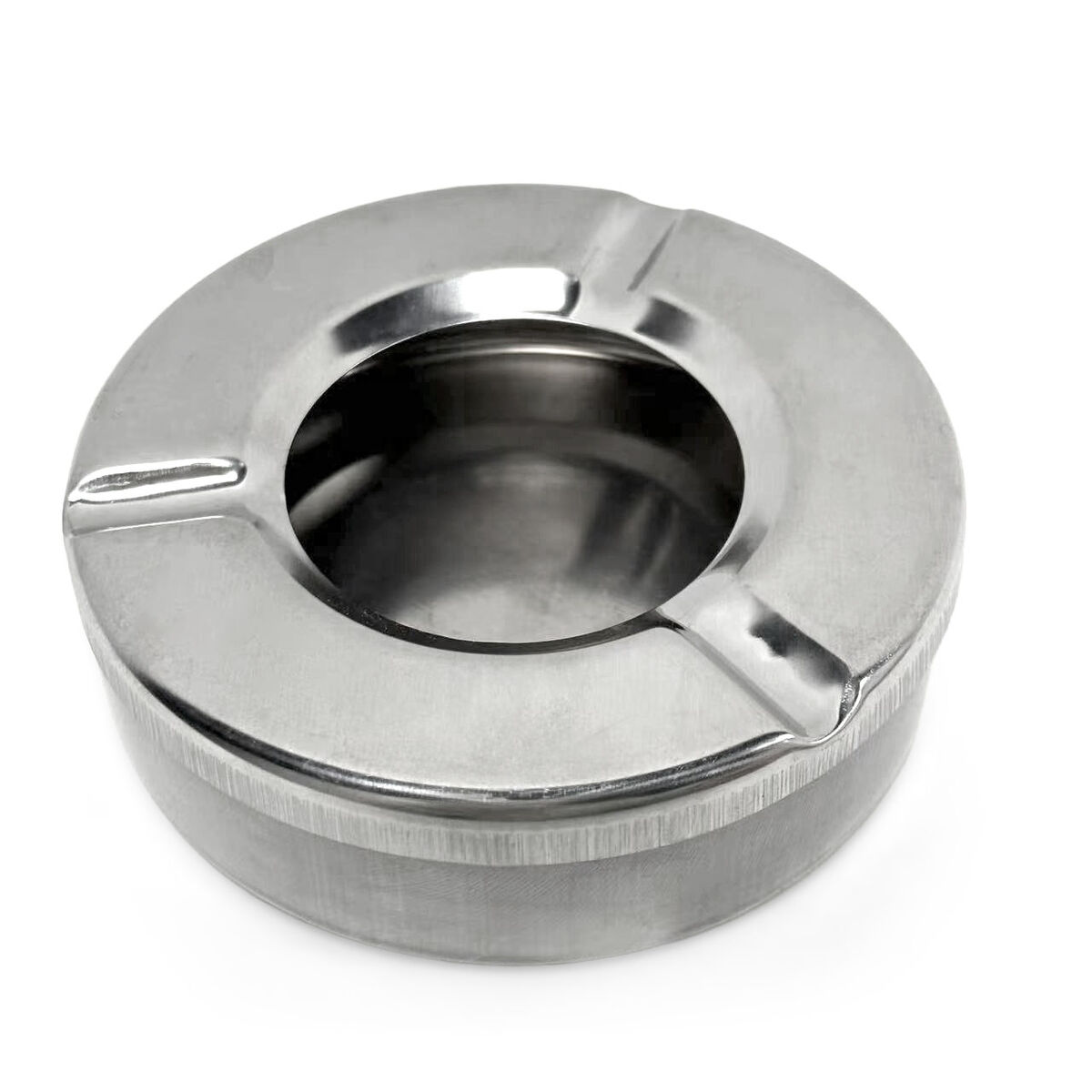 Ashtray Confortime Steel 11 x 3 cm (24 Units)