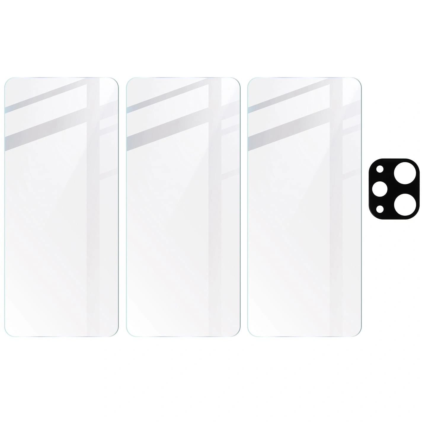 BIZON Clear 3x screen glass + camera glass Xiaomi Redmi 12