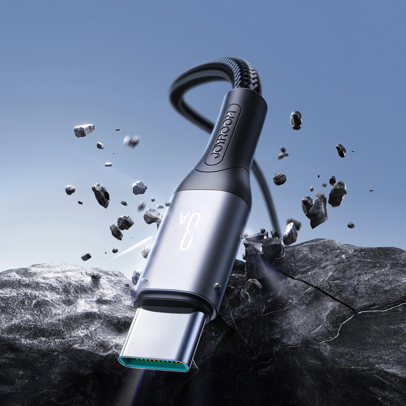 Kabel Joyroom S-A28 Flash Series USB-A / USB-C 3A 2m czarny