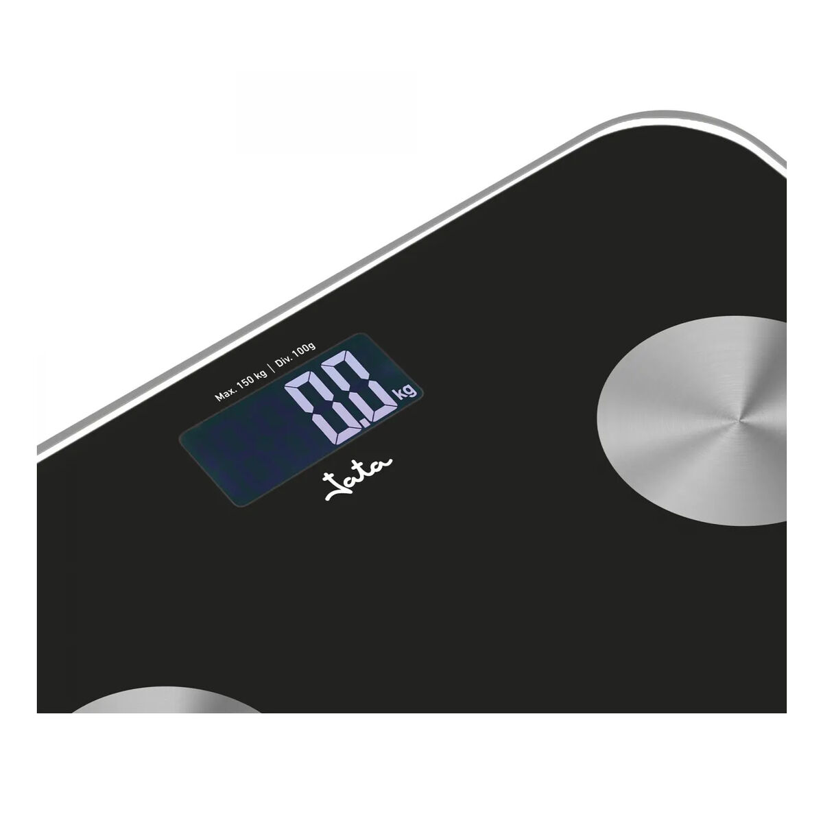 Digital Bathroom Scales JATA HBAS1155 Black Glass Tempered Glass 180 kg Digital Bathroom Scales JATA HBAS1155 Black Glass Tempered Glass 180 kg