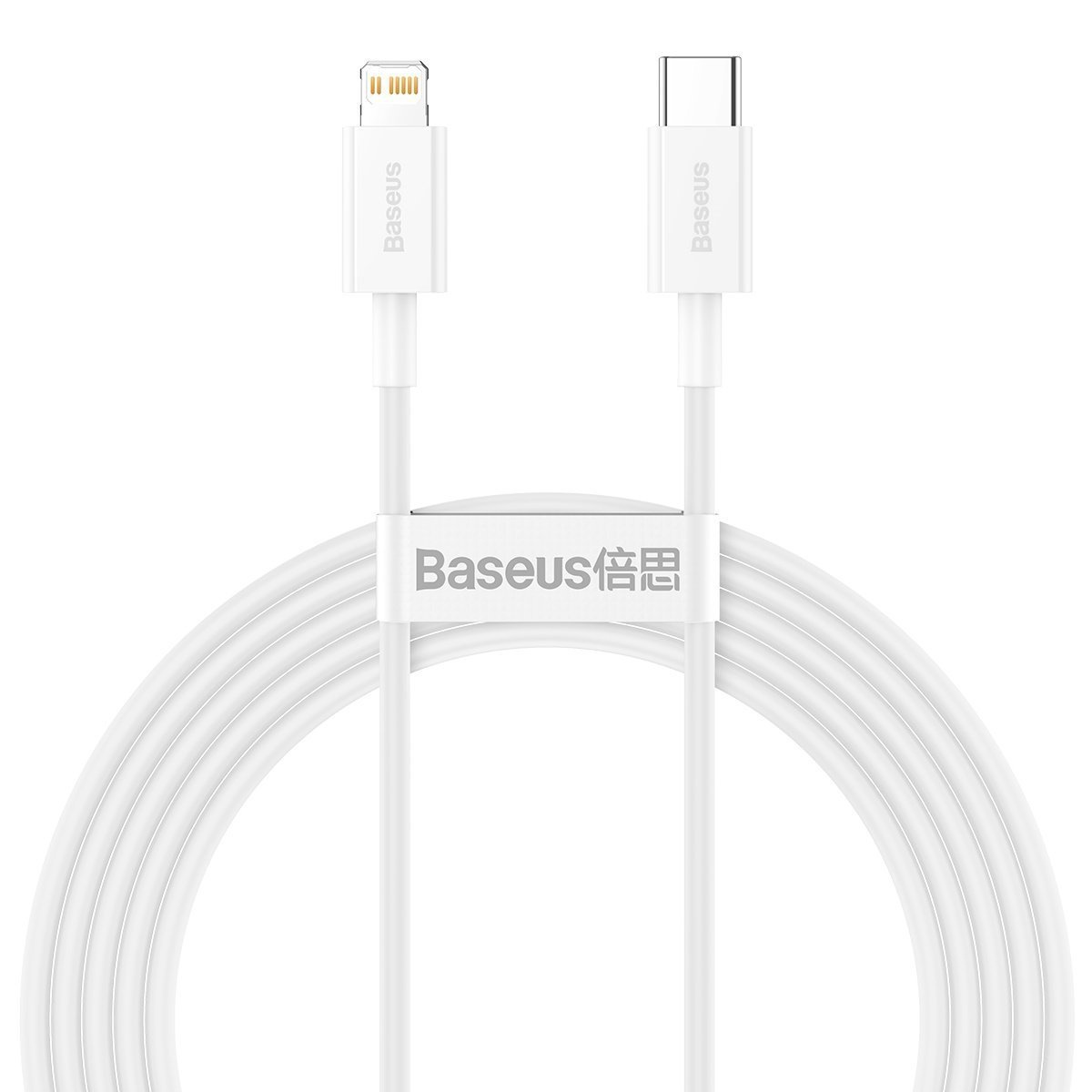 Baseus Superior Series Cable USB-C to Lightning, 20W, PD, 2m (white)