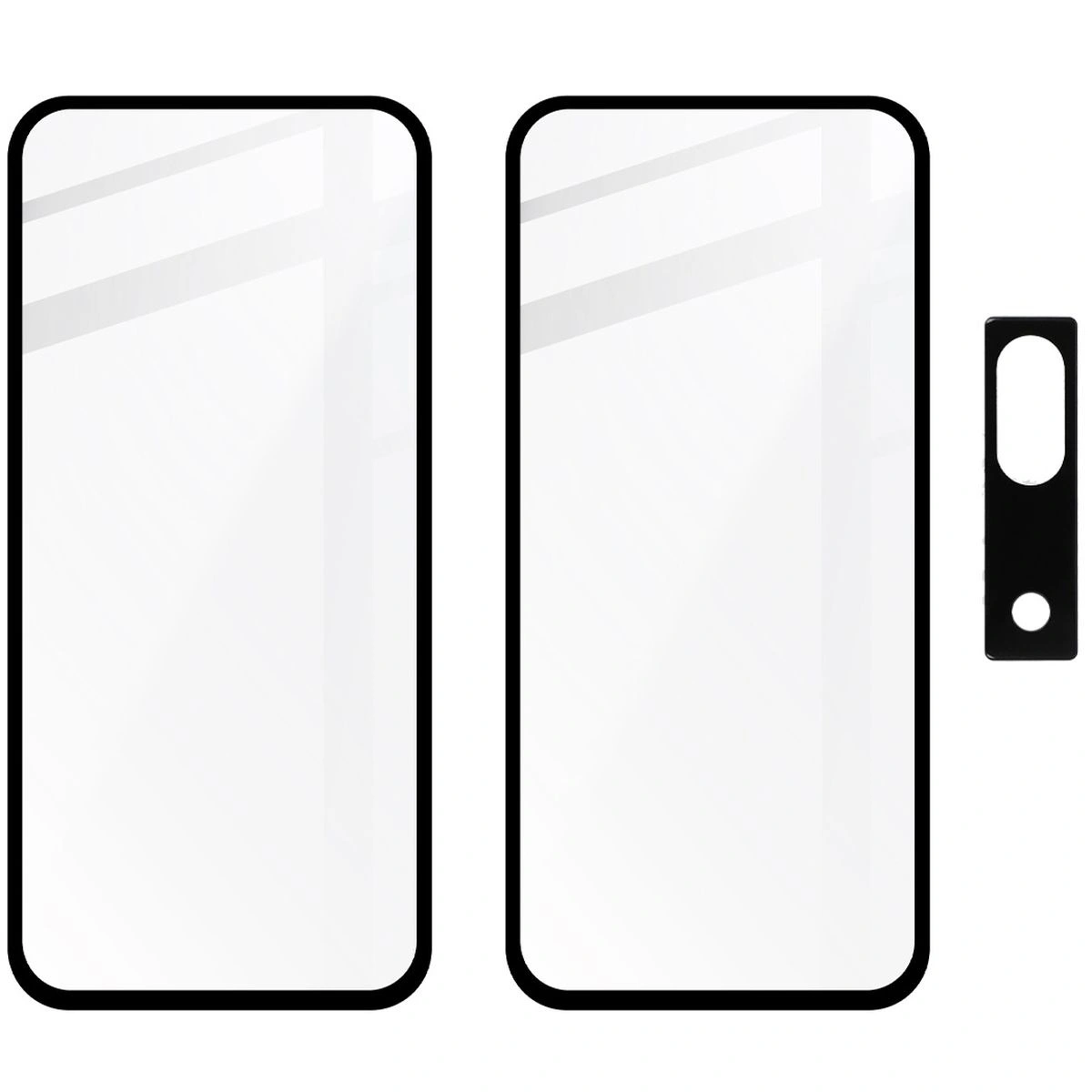 BIZON Edge 2x screen glass + camera glass Google Pixel 8a