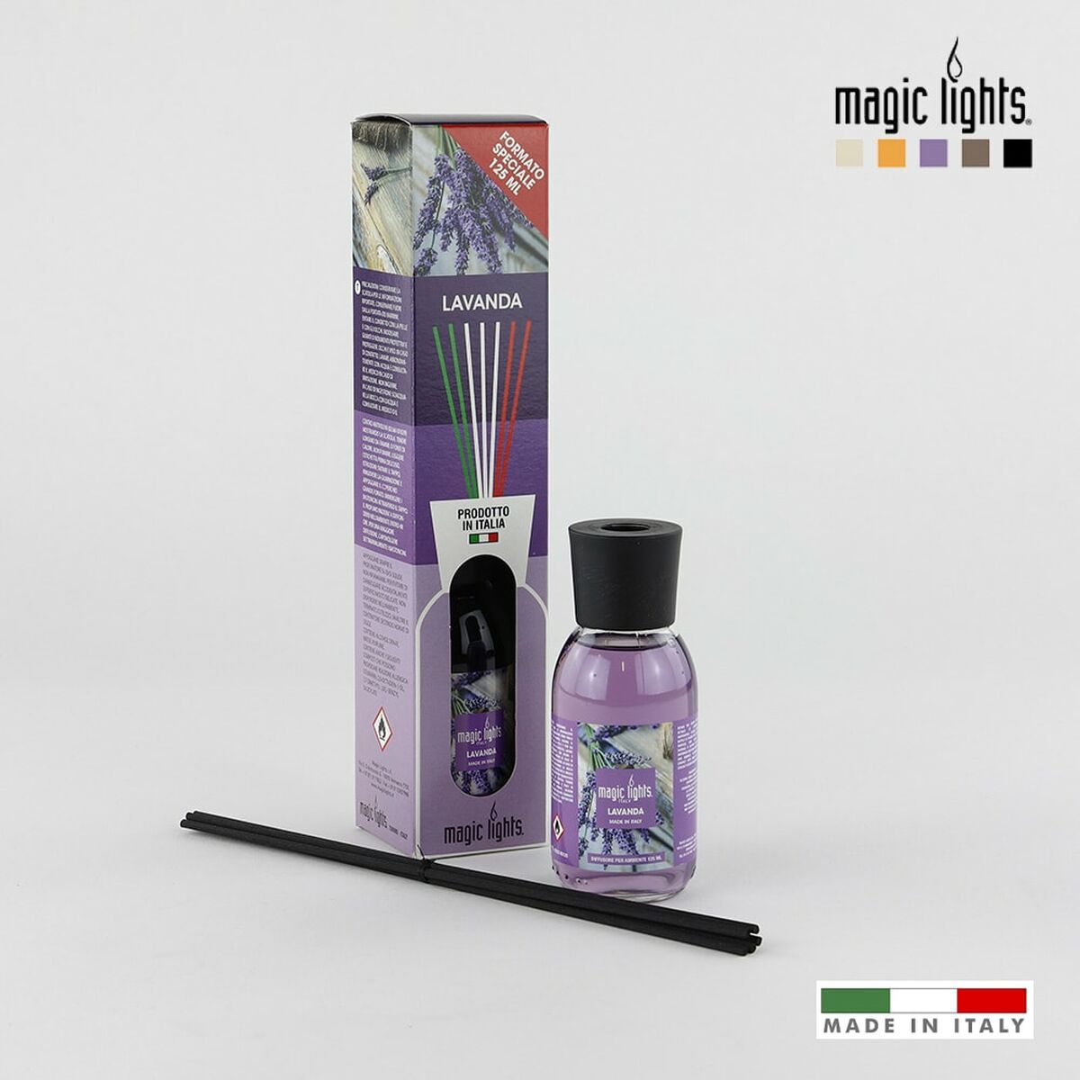 Odświeżacz pachnące patyczki Magic Lights Lawenda (125 ml)