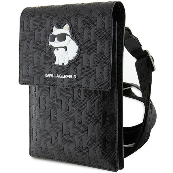 Karl Lagerfeld KLWBSAKHPCK Saffiano Monogram Choupette black