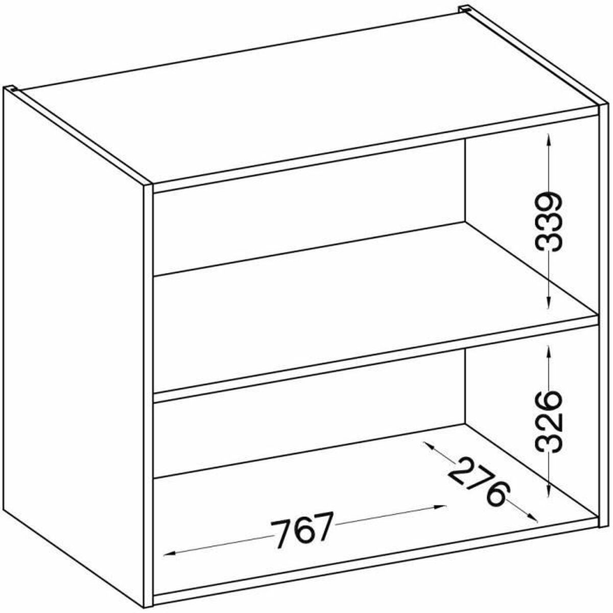 Cupboard 80 x 31,6 x 72 cm Grey